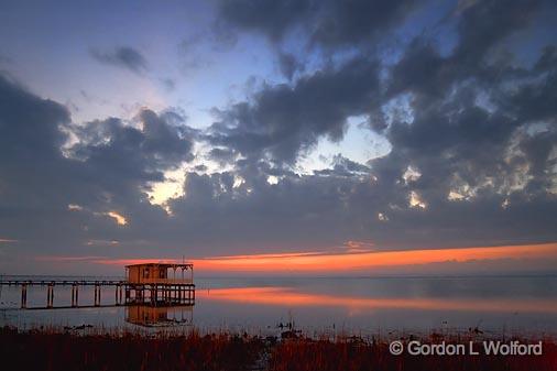 Powderhorn Lake Dawn_36810.jpg - Photographed along the Gulf coast near Port Lavaca, Texas, USA.